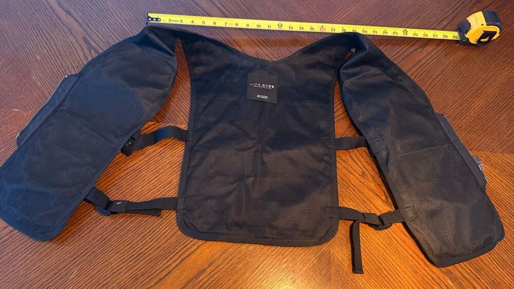 V21. BLACK UTILITY BACKPACK VEST – LIFE CODE, - image 3